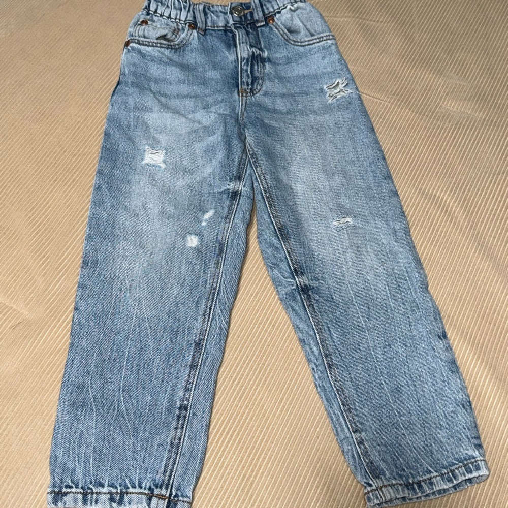 Zara Distressed Blue Denim Jeans for toddler boys